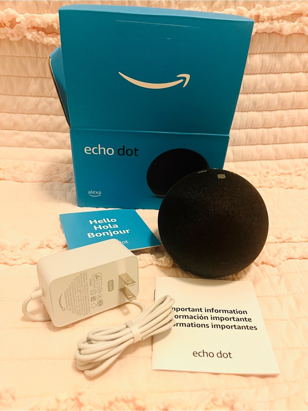 NEW Amazon Echo Dot 4th Gen Smart Speaker - Alexa - Black - Picture 8 of 8